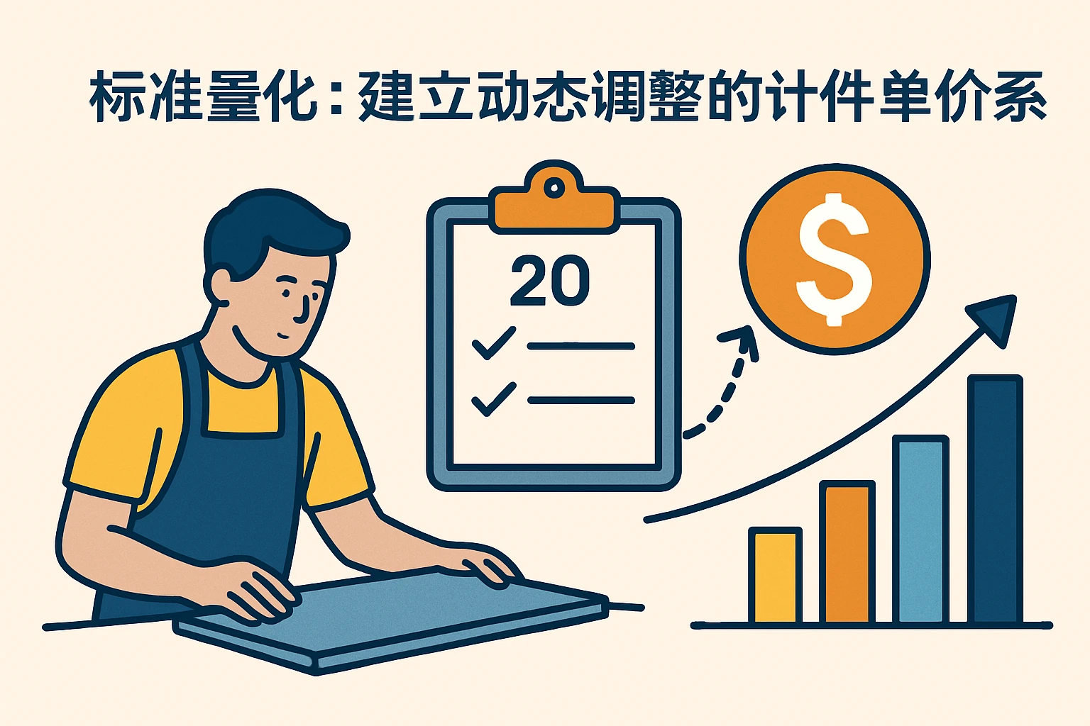 2. 标准量化：建立动态调整的计件单价体系
