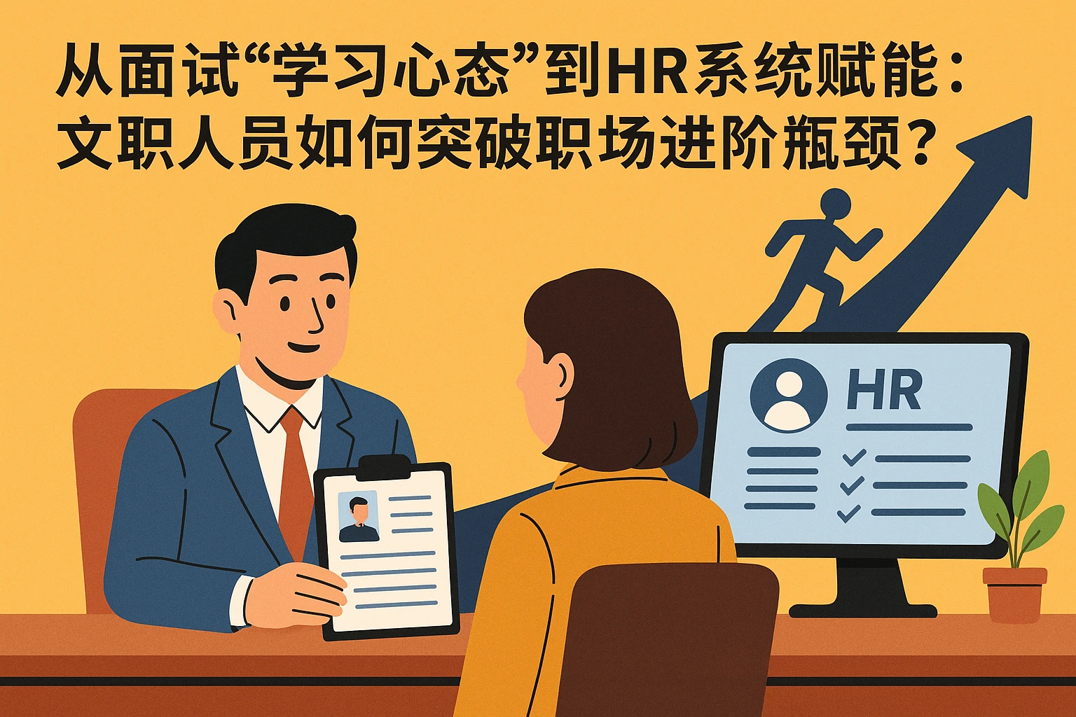 从面试“学习心态”到HR系统赋能：文职人员如何突破职场进阶瓶颈？