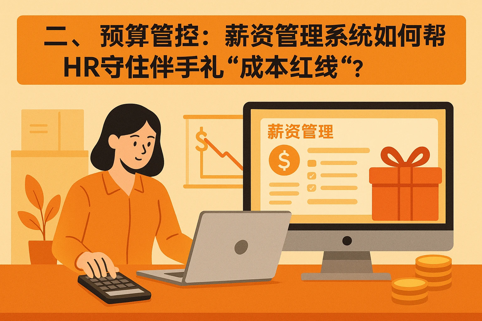 二、预算管控：薪资管理系统如何帮HR守住伴手礼“成本红线”？