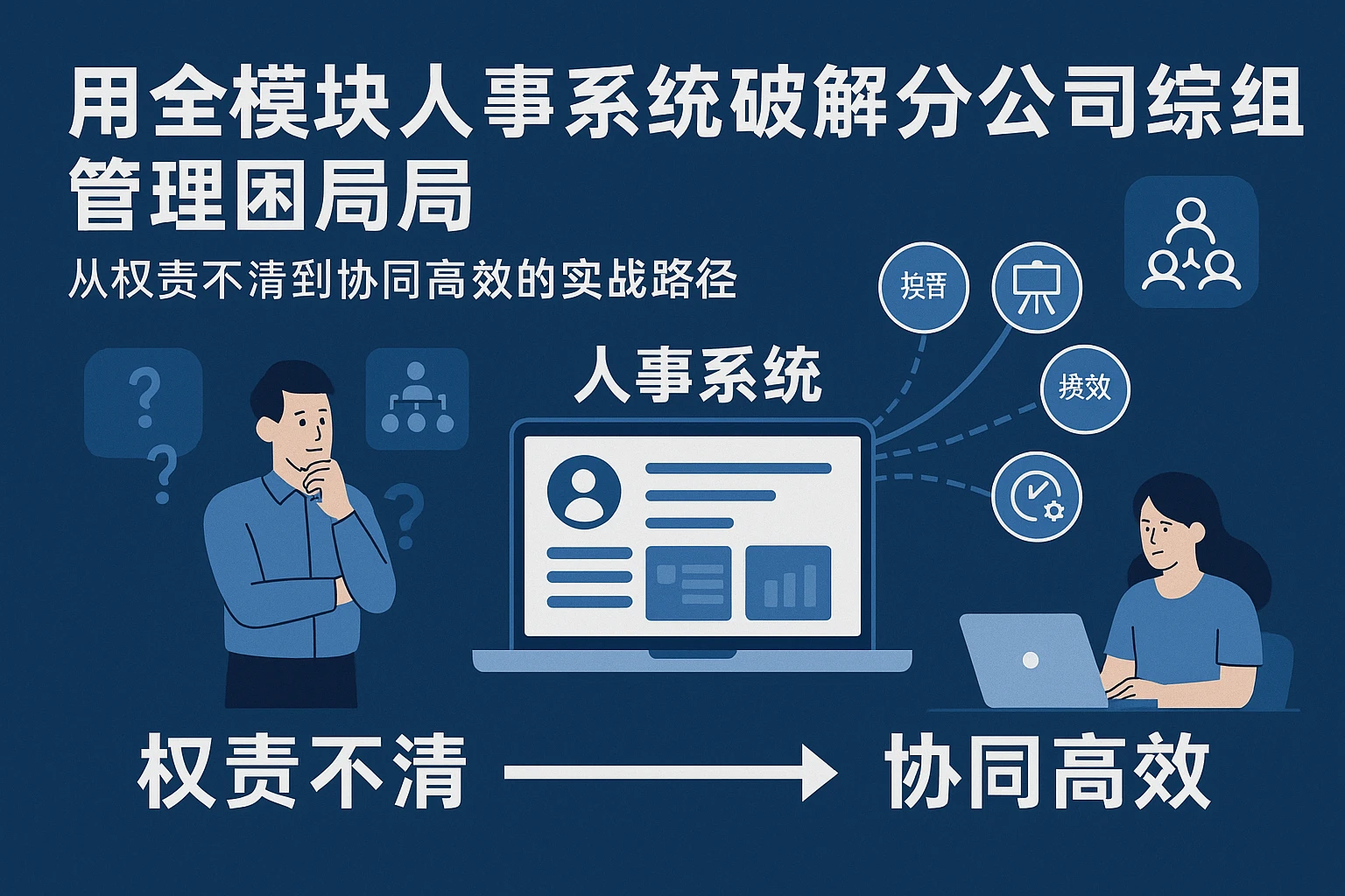 用全模块人事系统破解分公司综合组管理困局：从权责不清到协同高效的实战路径