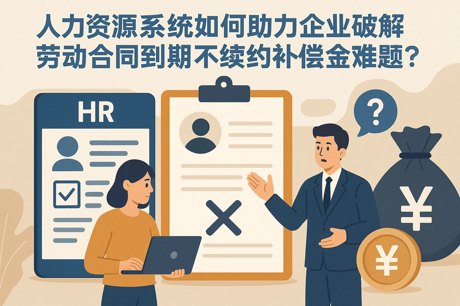人力资源系统如何助力企业破解劳动合同到期不续约补偿金难题？