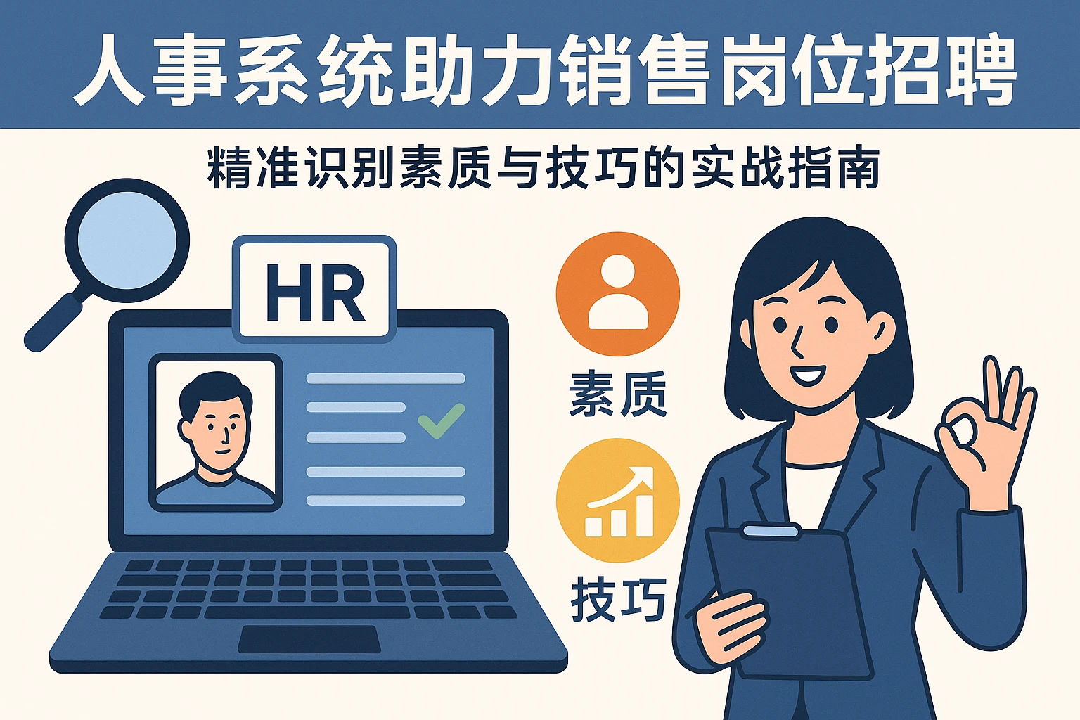 人事系统助力销售岗位招聘：精准识别素质与技巧的实战指南