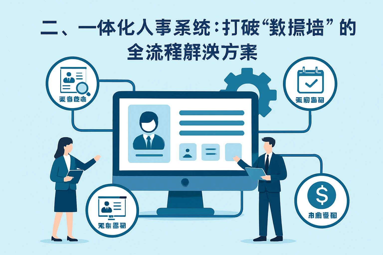 二、一体化人事系统：打破“数据墙”的全流程解决方案
