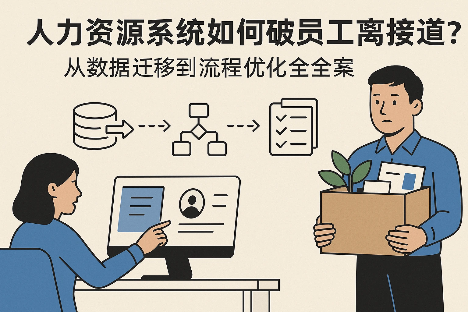 人力资源系统如何破解员工离职交接难题？从数据迁移到流程优化的全方案
