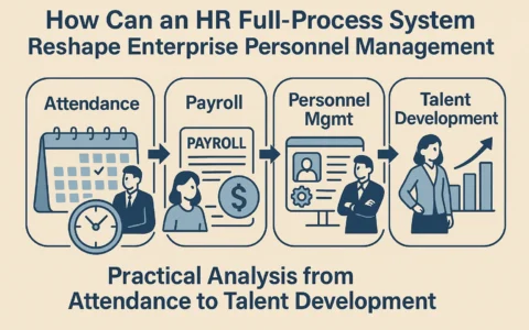 人力资源全流程系统如何重塑企业人事管理？从考勤到人才发展的实战解析