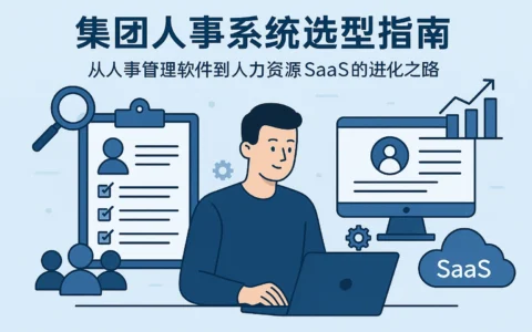 集团人事系统选型指南：从人事管理软件到人力资源SaaS的进化之路