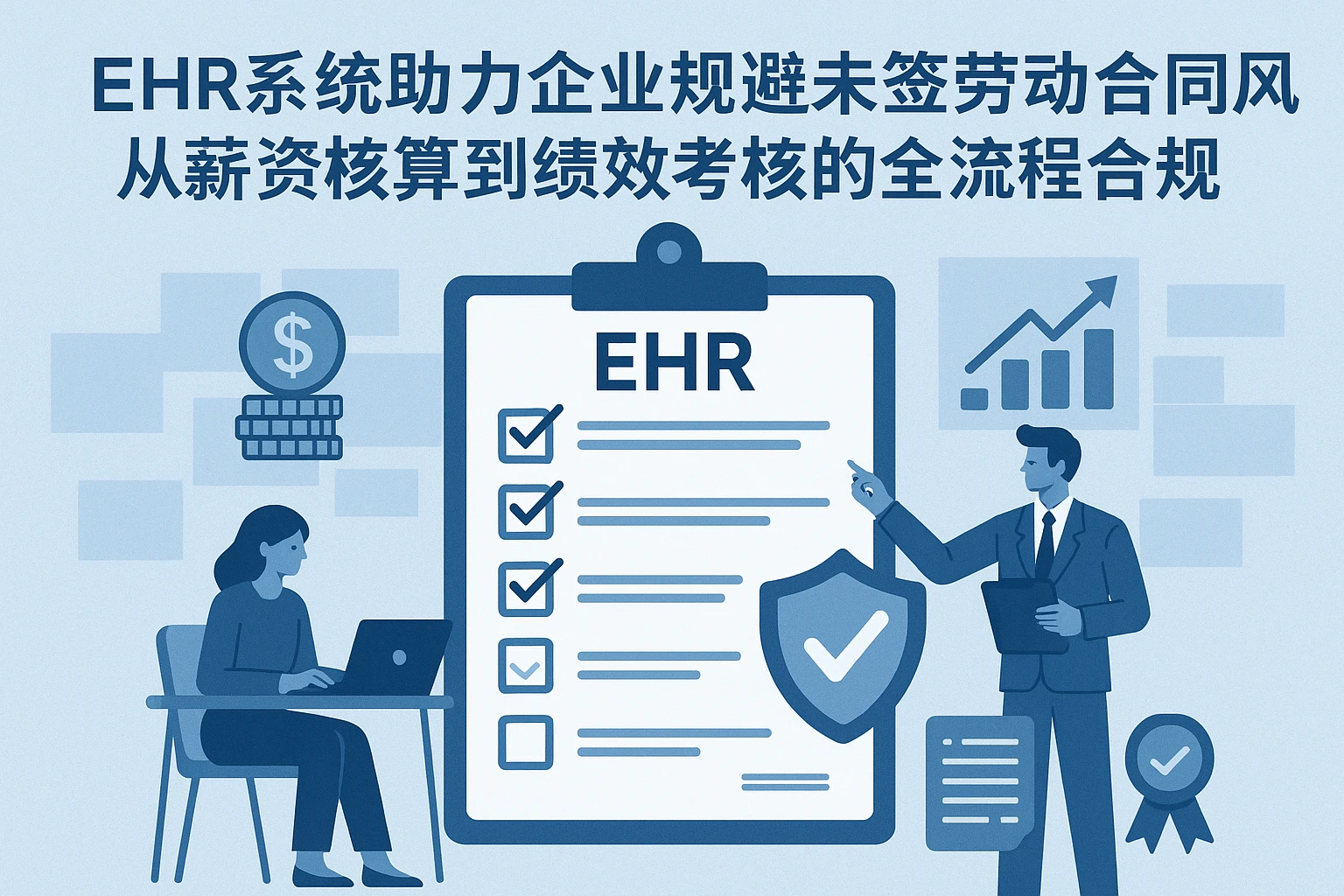 EHR系统助力企业规避未签劳动合同风险：从薪资核算到绩效考核的全流程合规