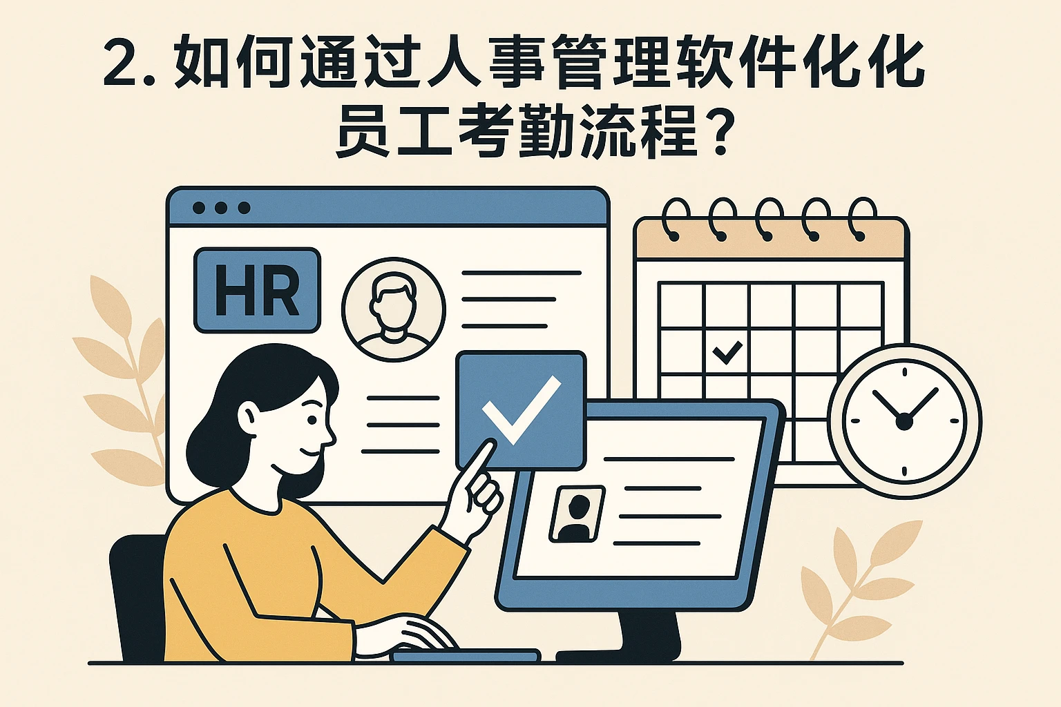 2. 如何通过人事管理软件优化员工考勤流程？