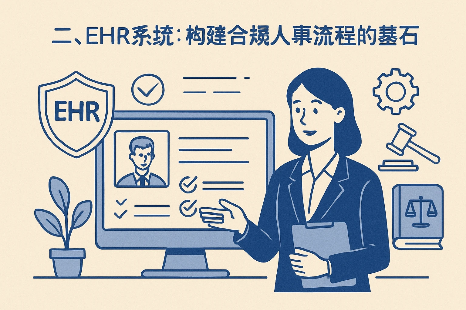 二、EHR系统：构建合规人事流程的基石