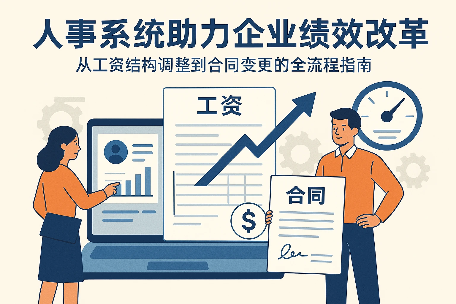 人事系统助力企业绩效改革：从工资结构调整到合同变更的全流程指南