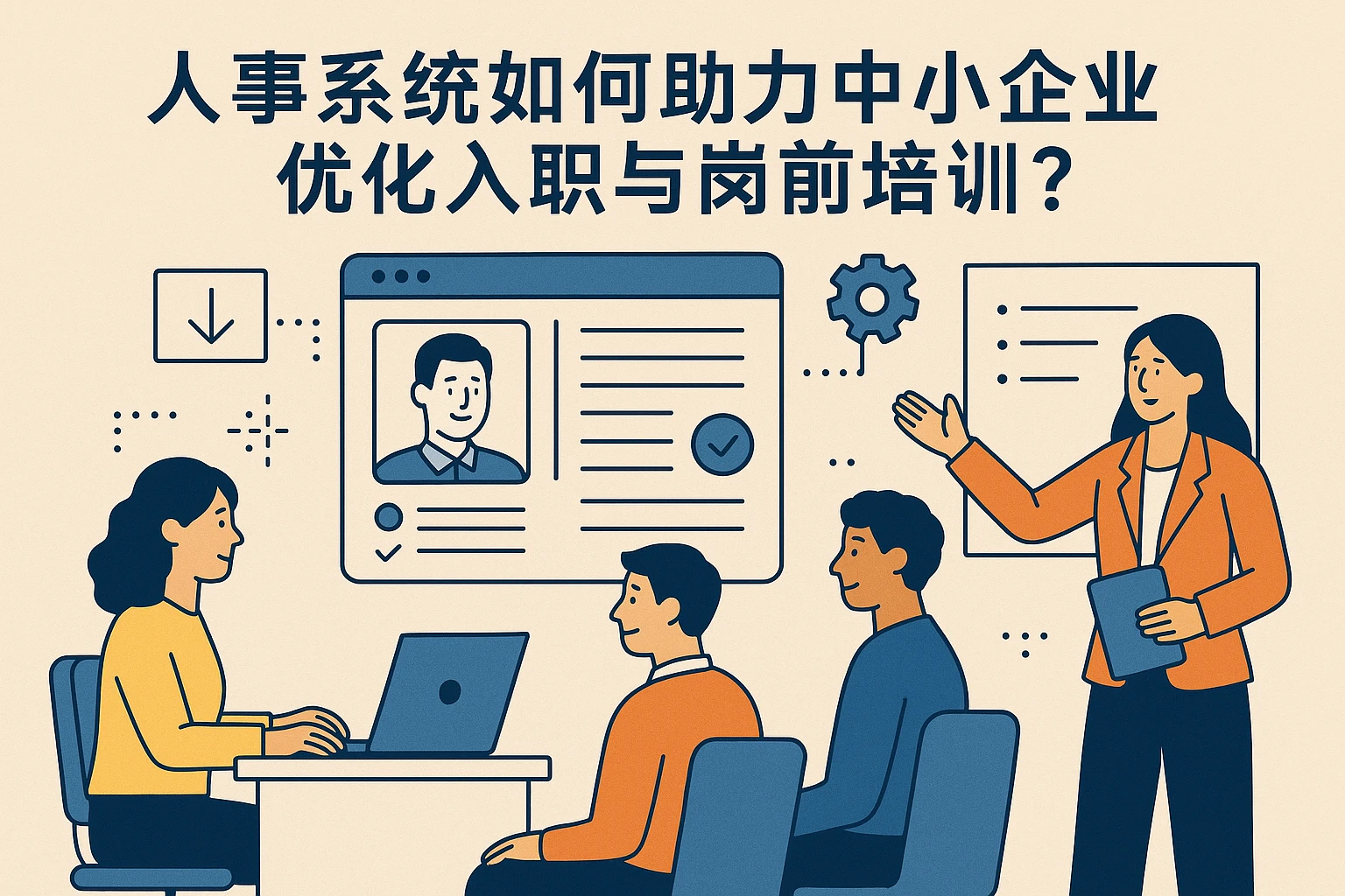 人事系统如何助力中小企业优化入职与岗前培训？