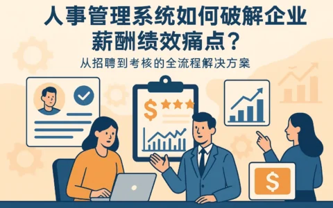 人事管理系统如何破解企业薪酬绩效痛点？从招聘到考核的全流程解决方案