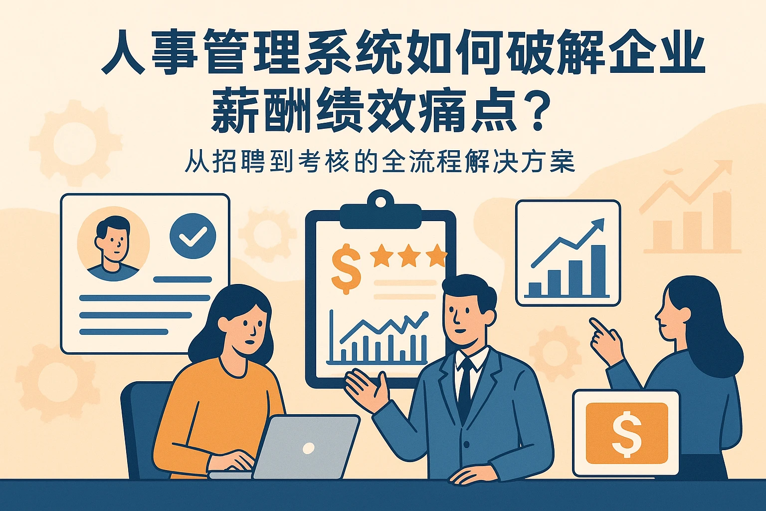 人事管理系统如何破解企业薪酬绩效痛点？从招聘到考核的全流程解决方案