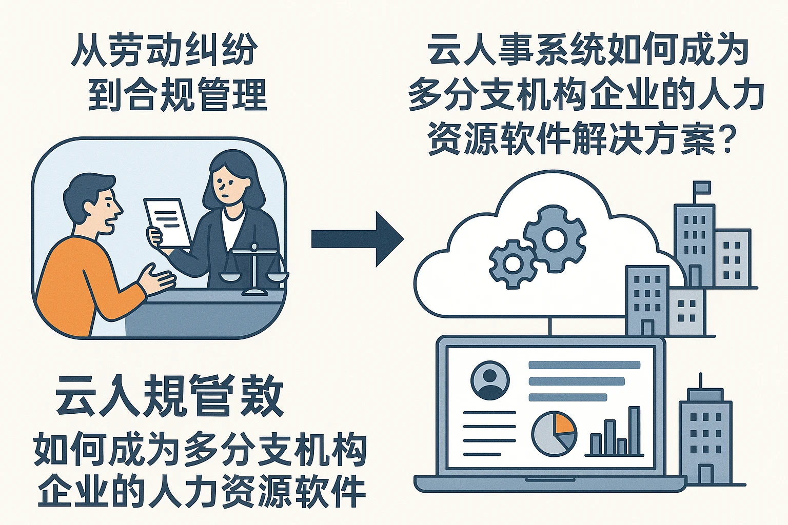 从劳动纠纷到合规管理：云人事系统如何成为多分支机构企业的人力资源软件解决方案？