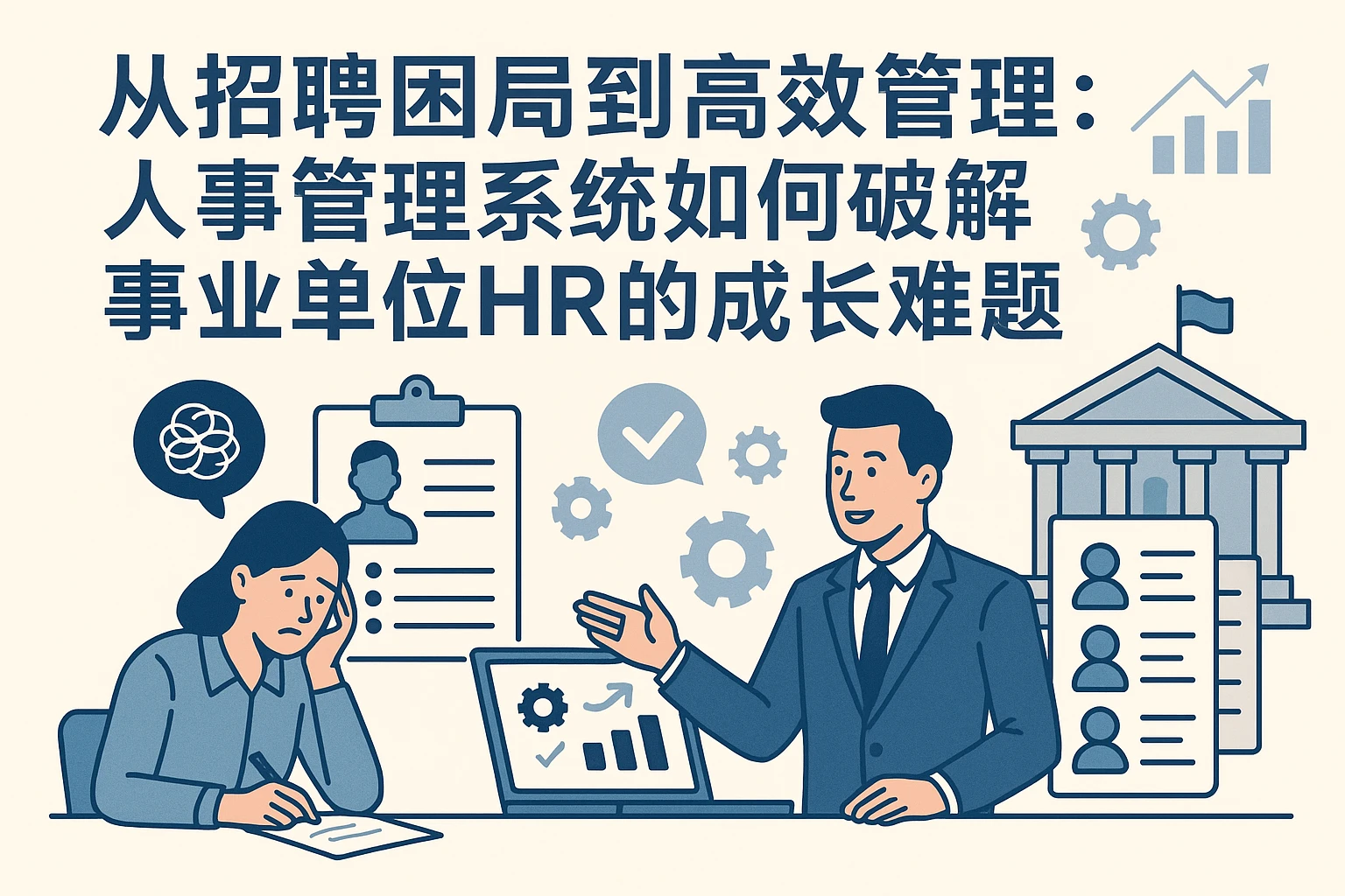 从招聘困局到高效管理：人事管理系统如何破解事业单位HR的成长难题