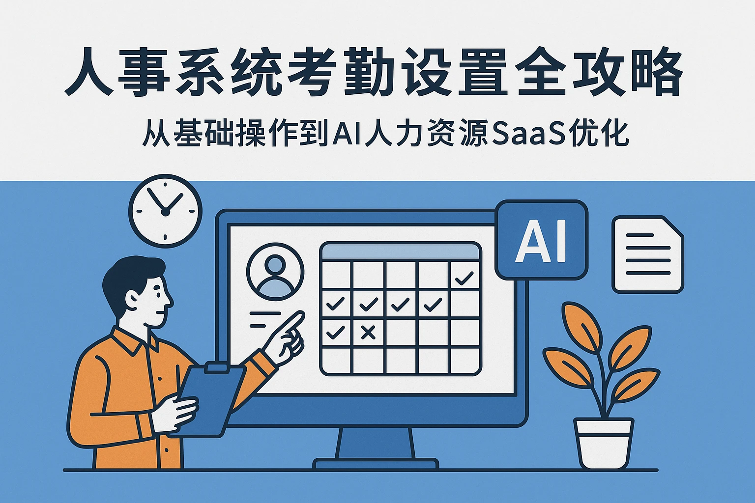 人事系统考勤设置全攻略：从基础操作到AI人力资源SaaS优化