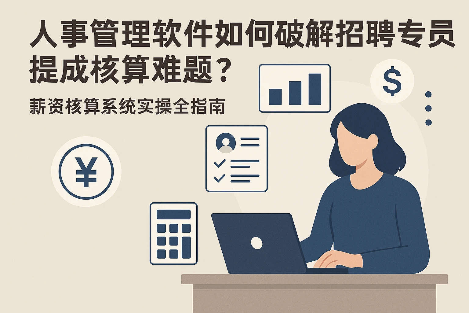 人事管理软件如何破解招聘专员提成核算难题？薪资核算系统实操全指南