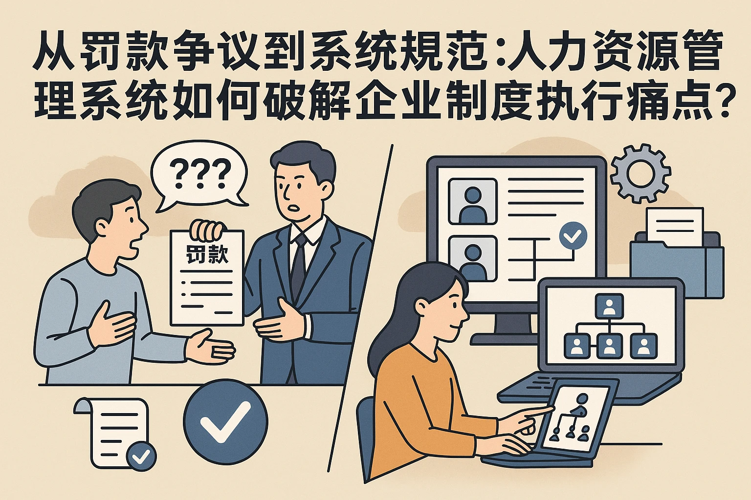 从罚款争议到系统规范：人力资源管理系统如何破解企业制度执行痛点？