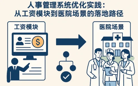 人事管理系统优化实践：从工资模块到医院场景的落地路径