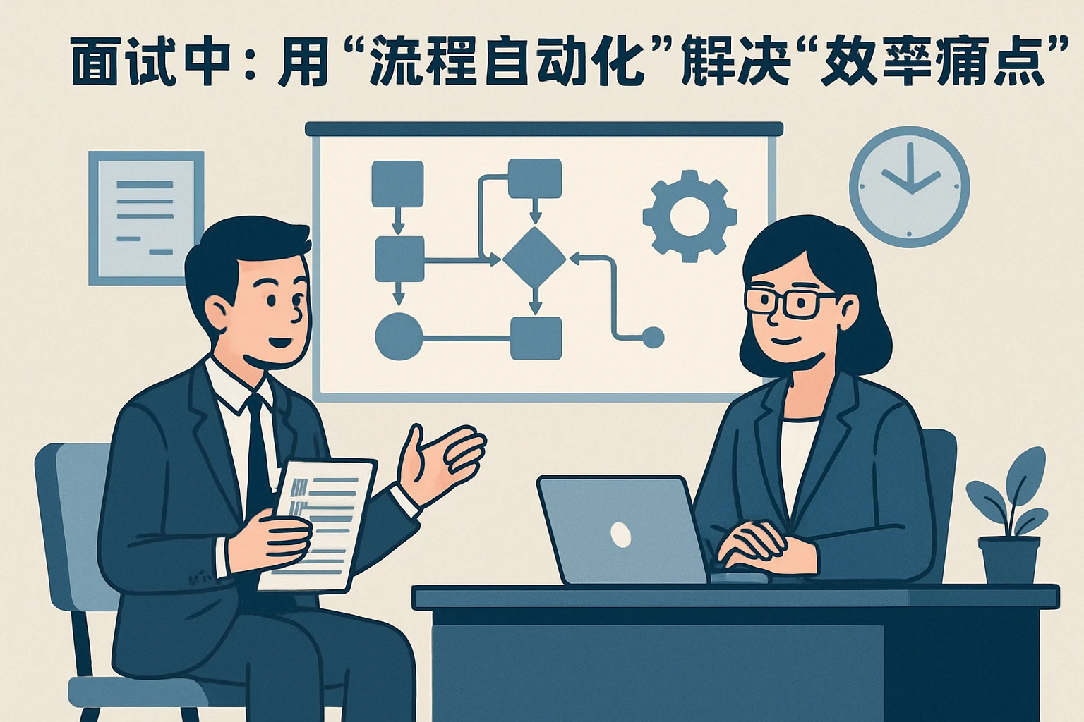 2. 面试中：用“流程自动化”解决“效率痛点”