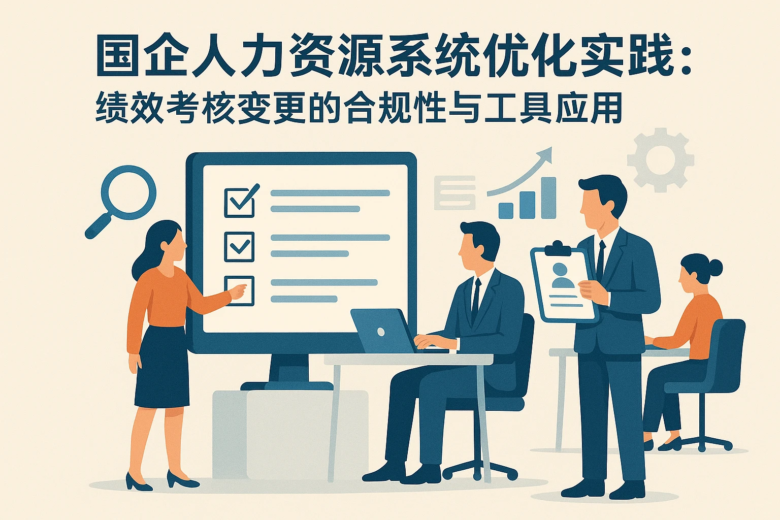 国企人力资源系统优化实践：绩效考核变更的合规性与工具应用