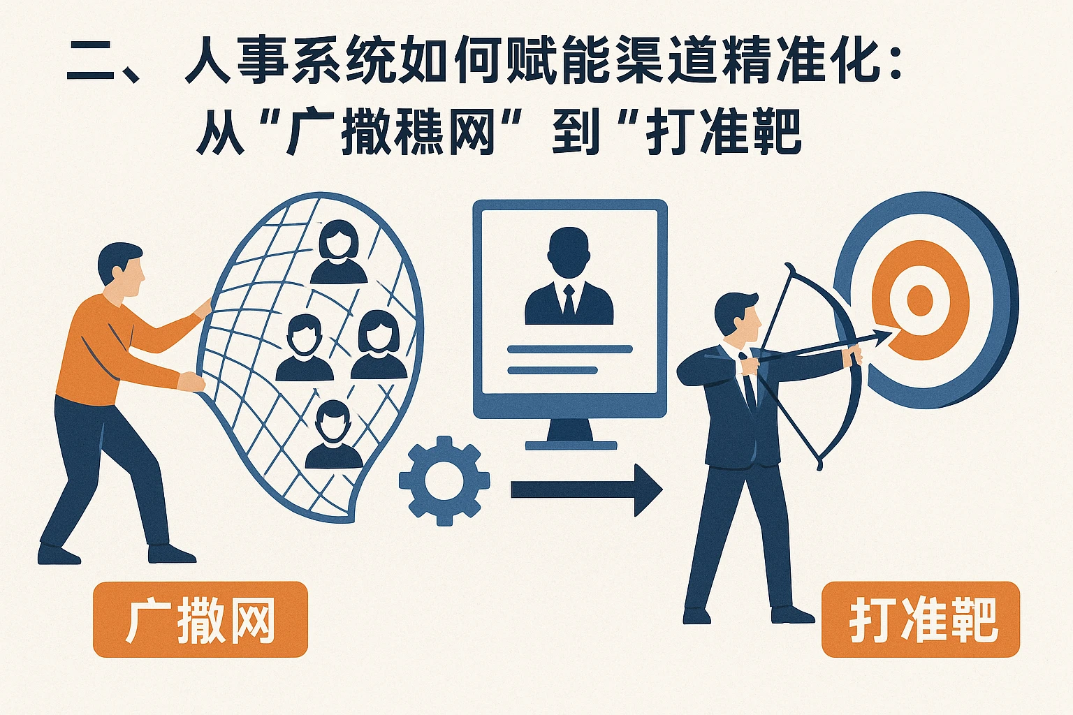 二、人事系统如何赋能渠道精准化：从“广撒网”到“打准靶”