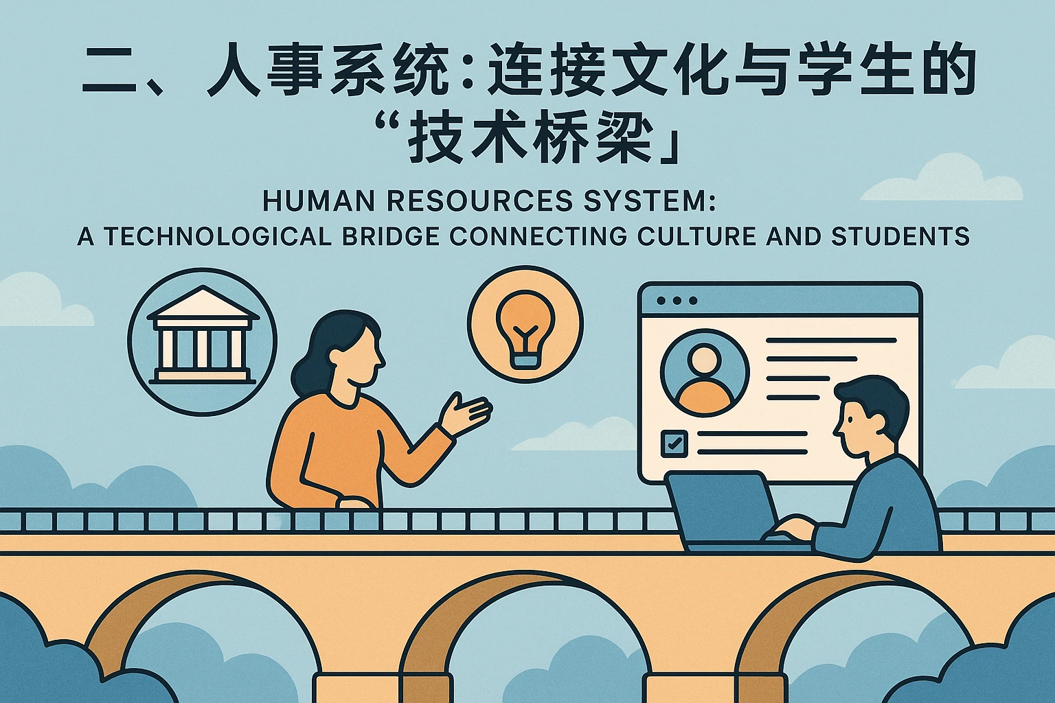 二、人事系统：连接文化与学生的“技术桥梁”