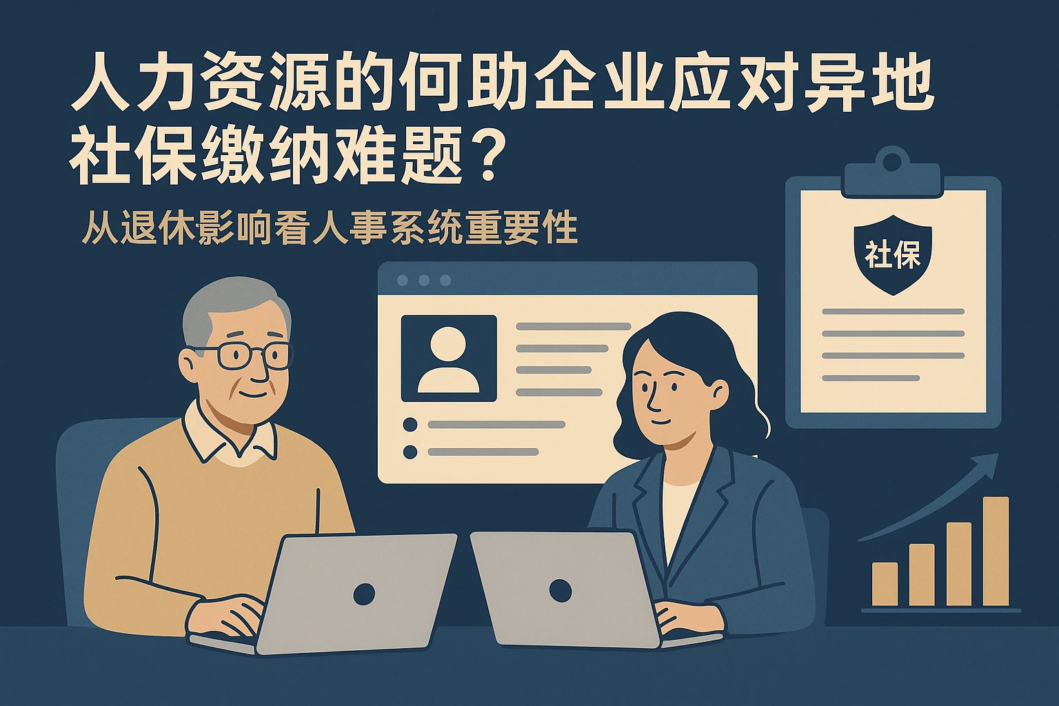人力资源软件如何助力企业应对异地社保缴纳难题？——从退休影响看人事系统的重要性