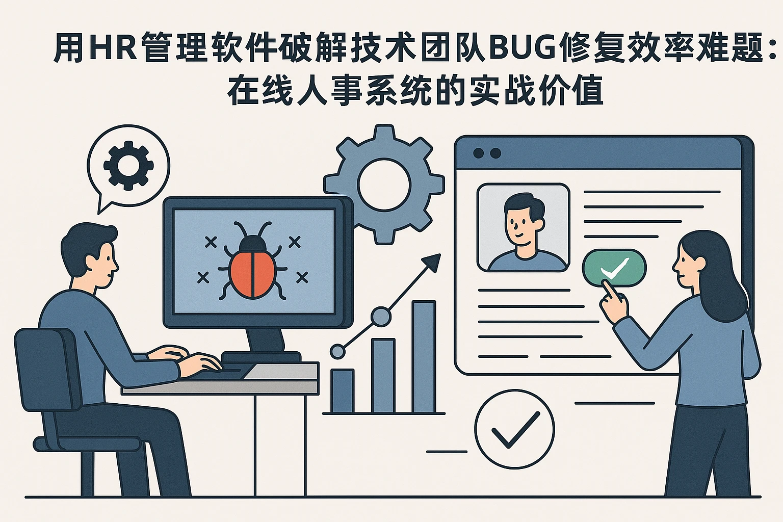 用HR管理软件破解技术团队BUG修复效率难题：在线人事系统的实战价值