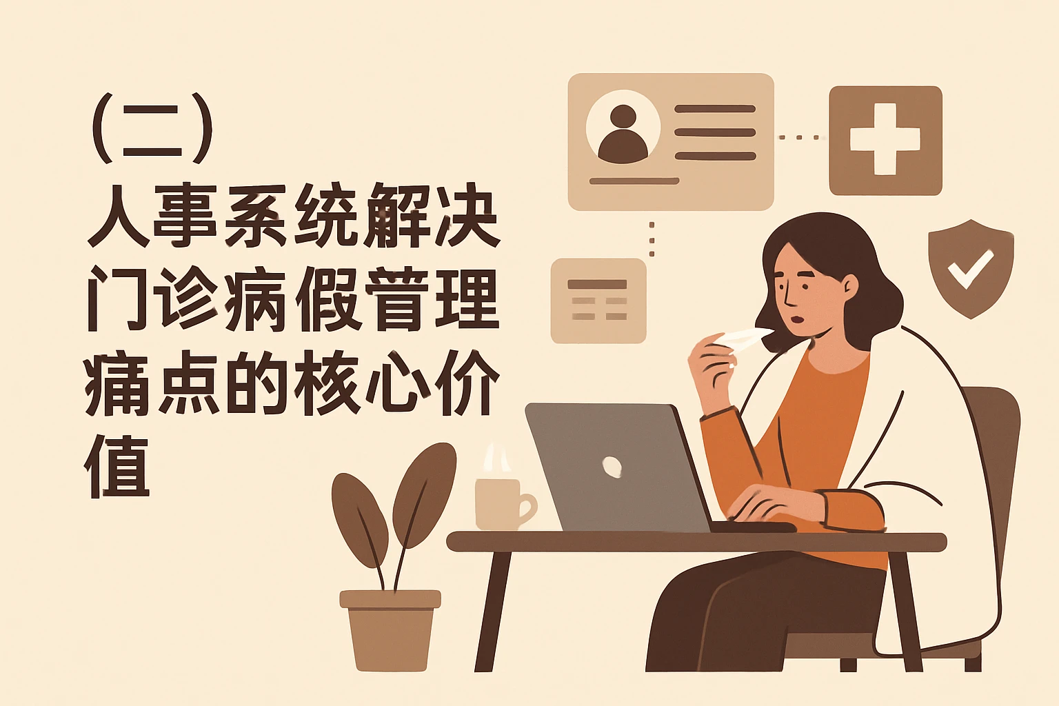 （二）人事系统解决门诊病假管理痛点的核心价值