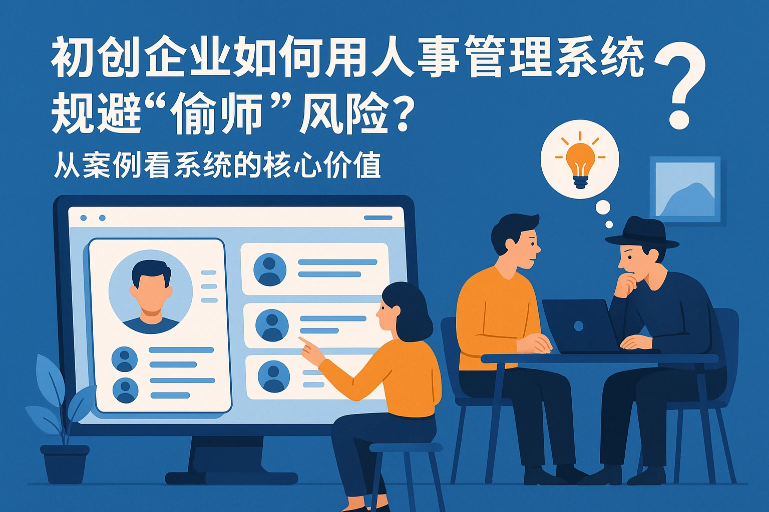 初创企业如何用人事管理系统规避“偷师”风险？从案例看系统的核心价值