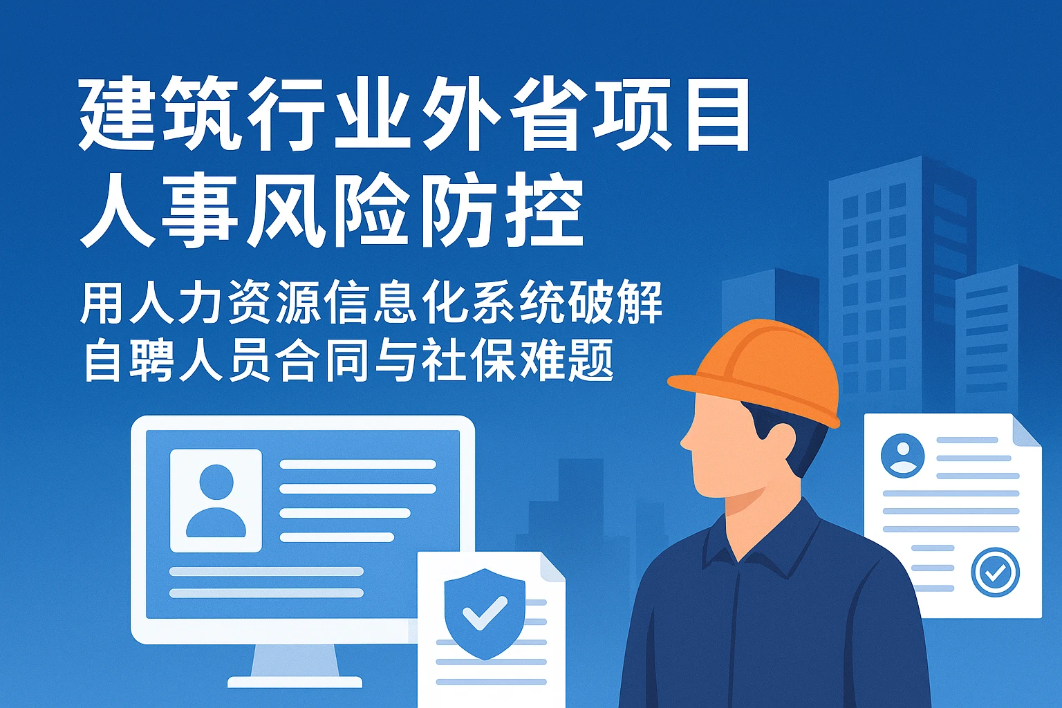 建筑行业外省项目人事风险防控：用人力资源信息化系统破解自聘人员合同与社保难题