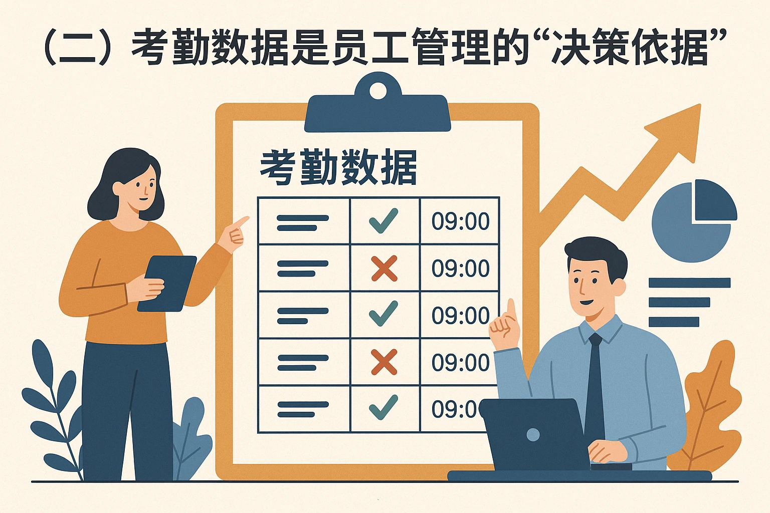 （二）考勤数据是员工管理的“决策依据”
