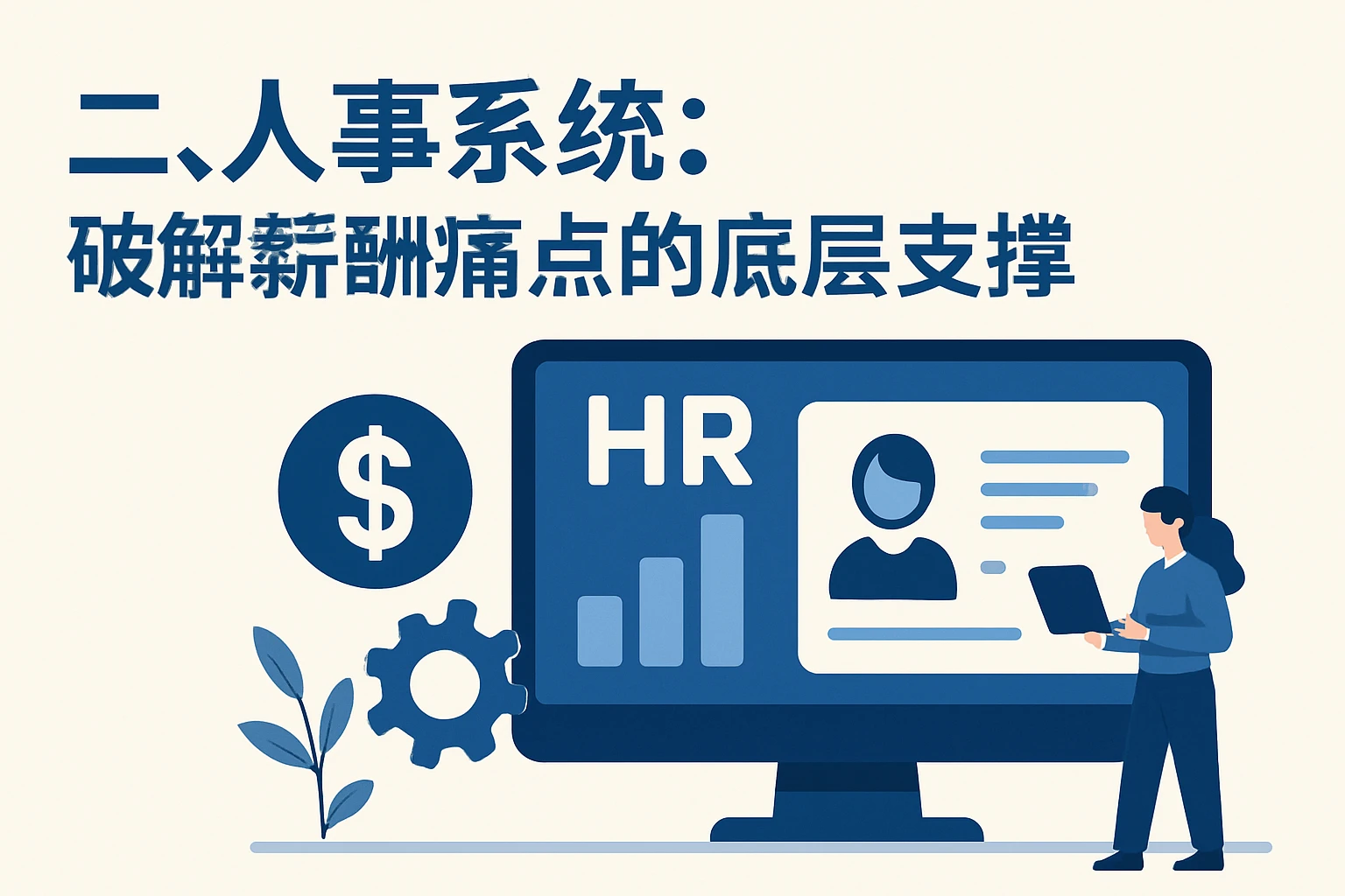 二、人事系统：破解薪酬痛点的底层支撑