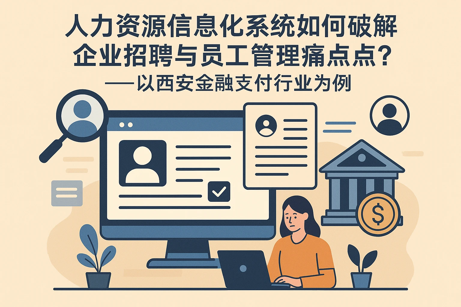 人力资源信息化系统如何破解企业招聘与员工管理痛点？——以西安金融支付行业为例