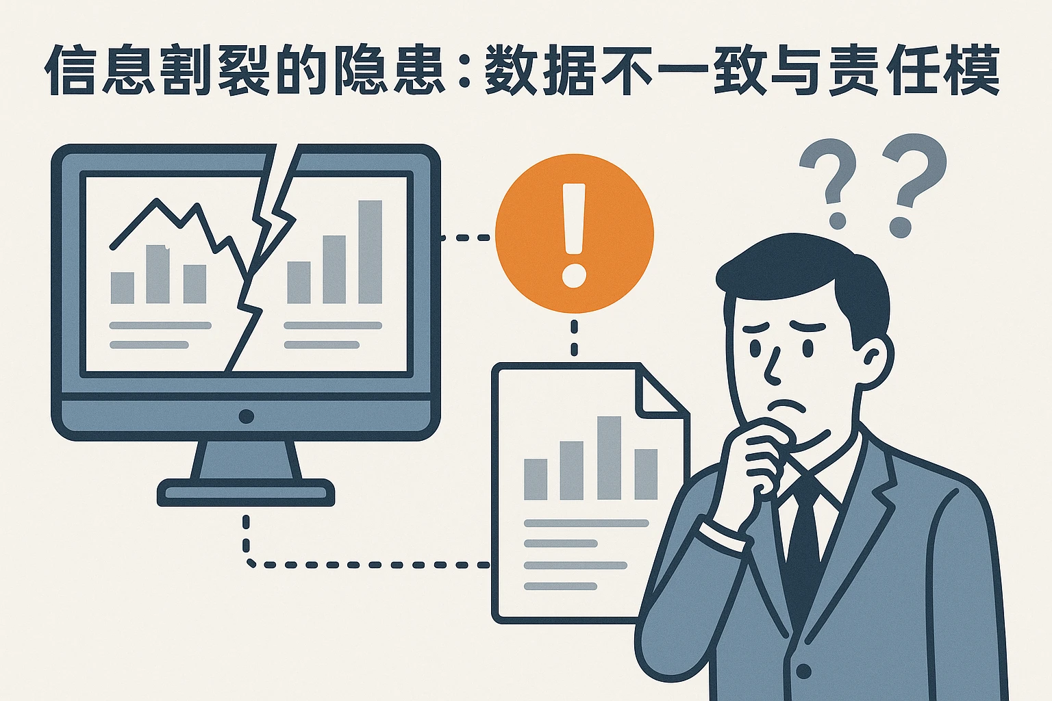2. 信息割裂的隐患：数据不一致与责任模糊