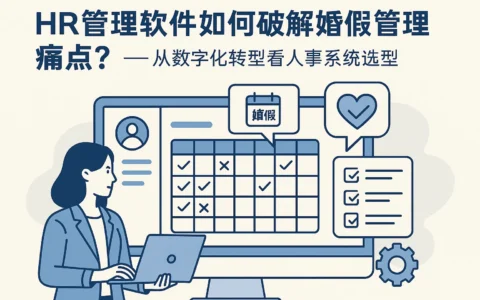 HR管理软件如何破解婚假管理痛点？——从数字化转型看人事系统选型