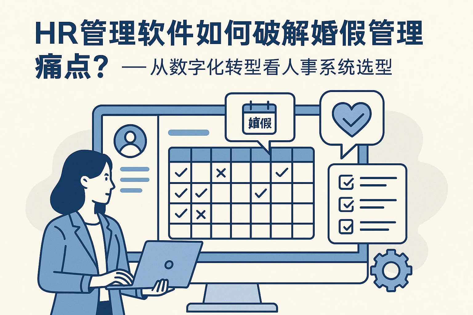 HR管理软件如何破解婚假管理痛点？——从数字化转型看人事系统选型