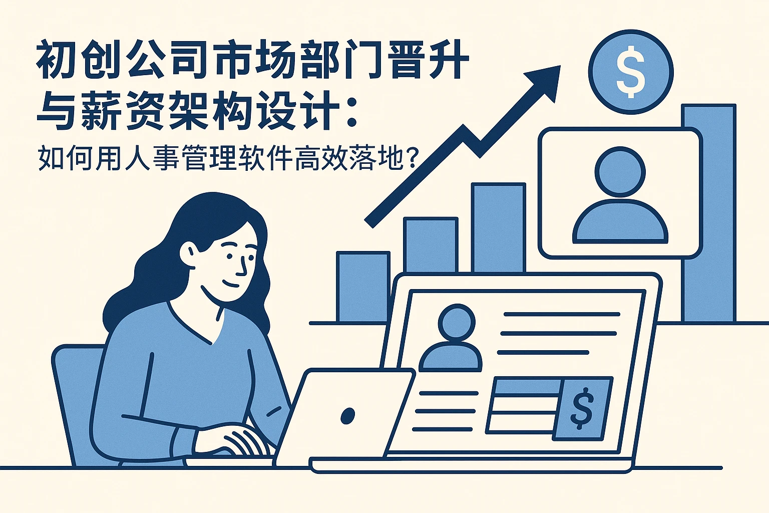 初创公司市场部门晋升与薪资架构设计：如何用人事管理软件高效落地？