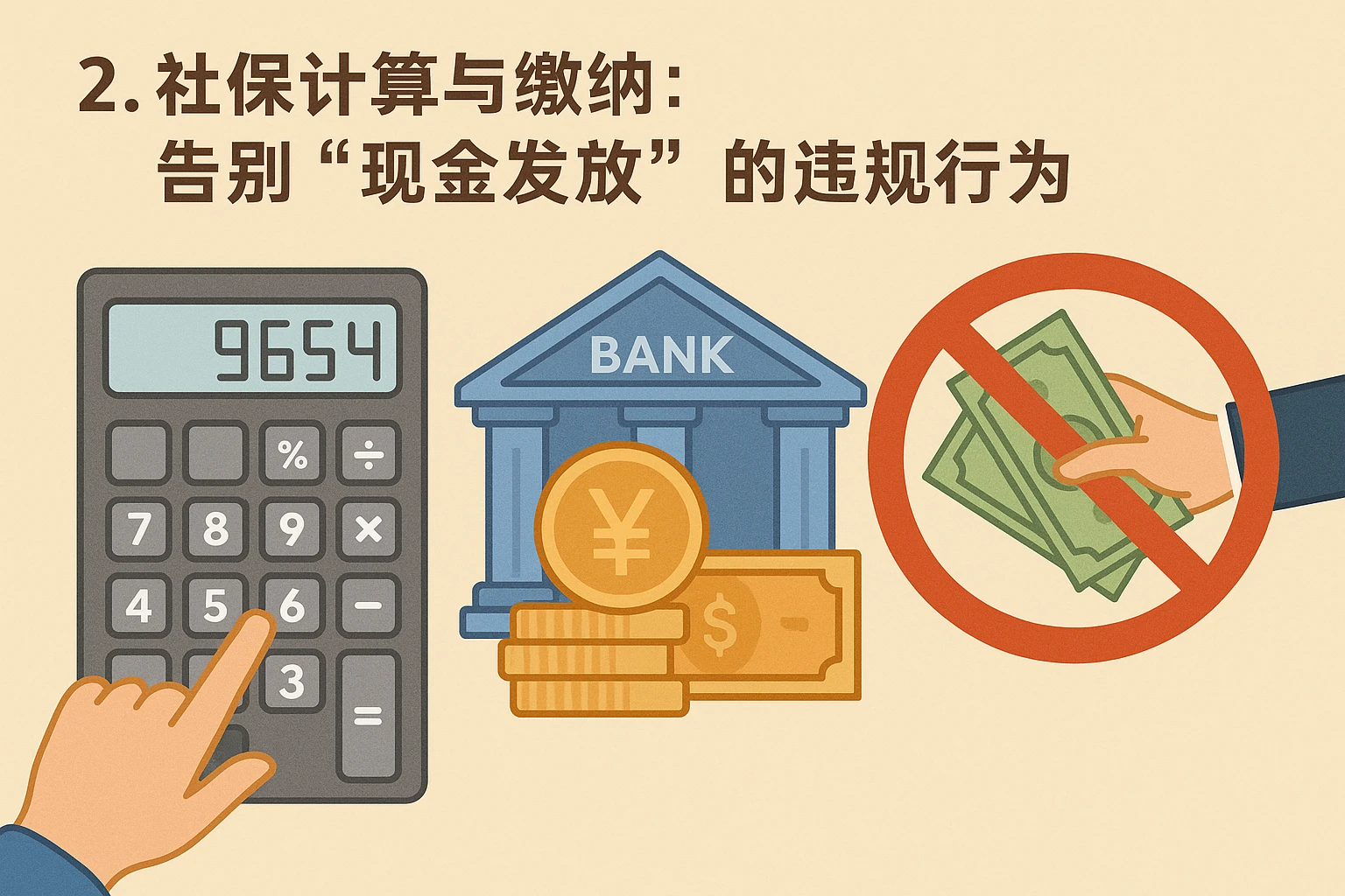 2. 社保计算与缴纳：告别