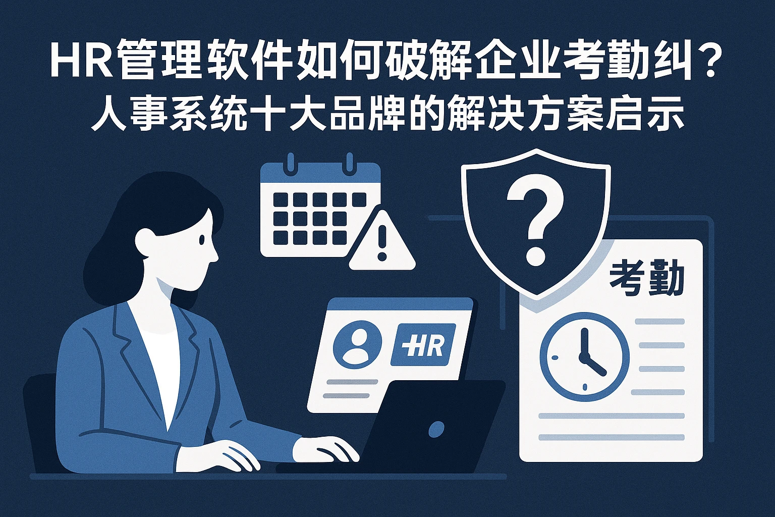 HR管理软件如何破解企业考勤纠纷？人事系统十大品牌的解决方案启示