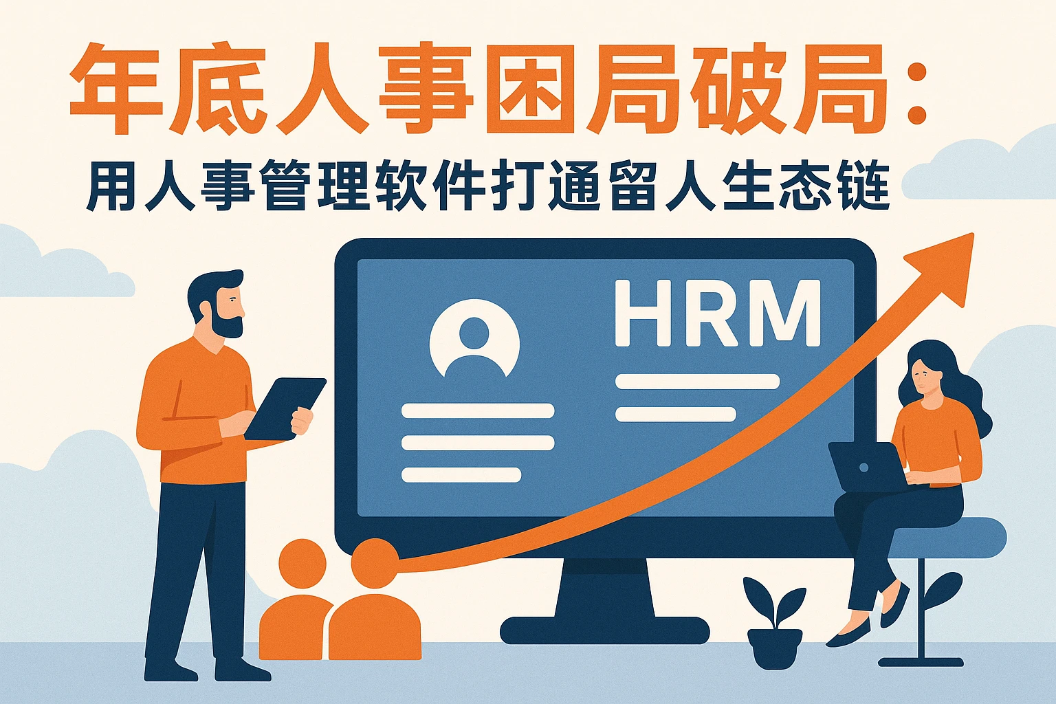 年底人事困局破局：用人事管理软件打通留人生态链