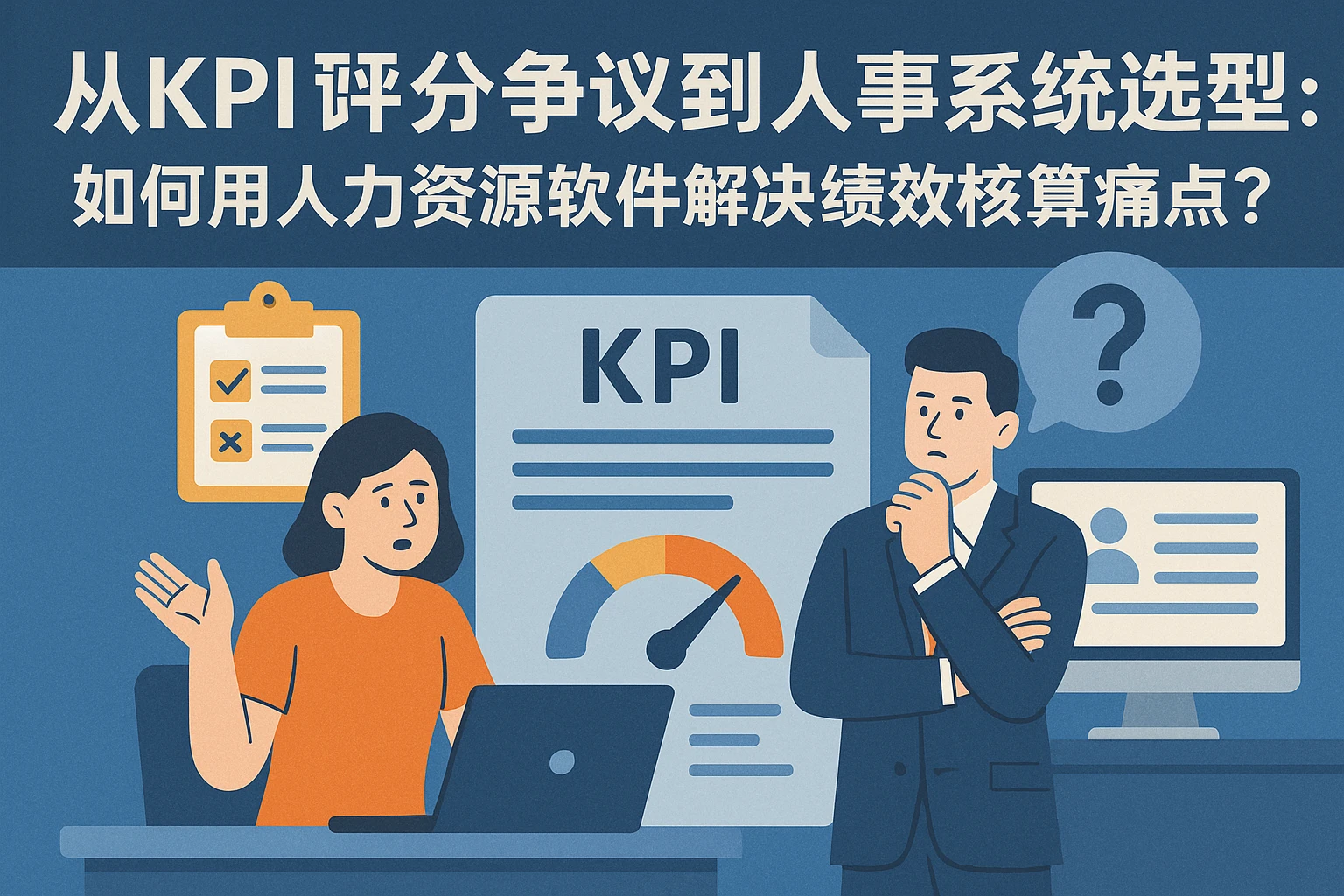 从KPI评分争议到人事系统选型：如何用人力资源软件解决绩效核算痛点？