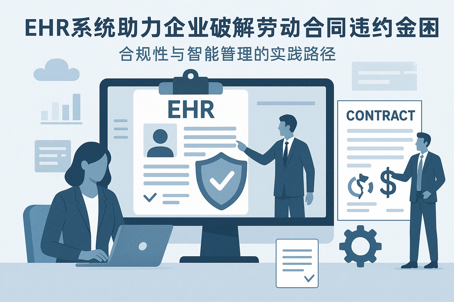 EHR系统助力企业破解劳动合同违约金困局：合规性与智能管理的实践路径