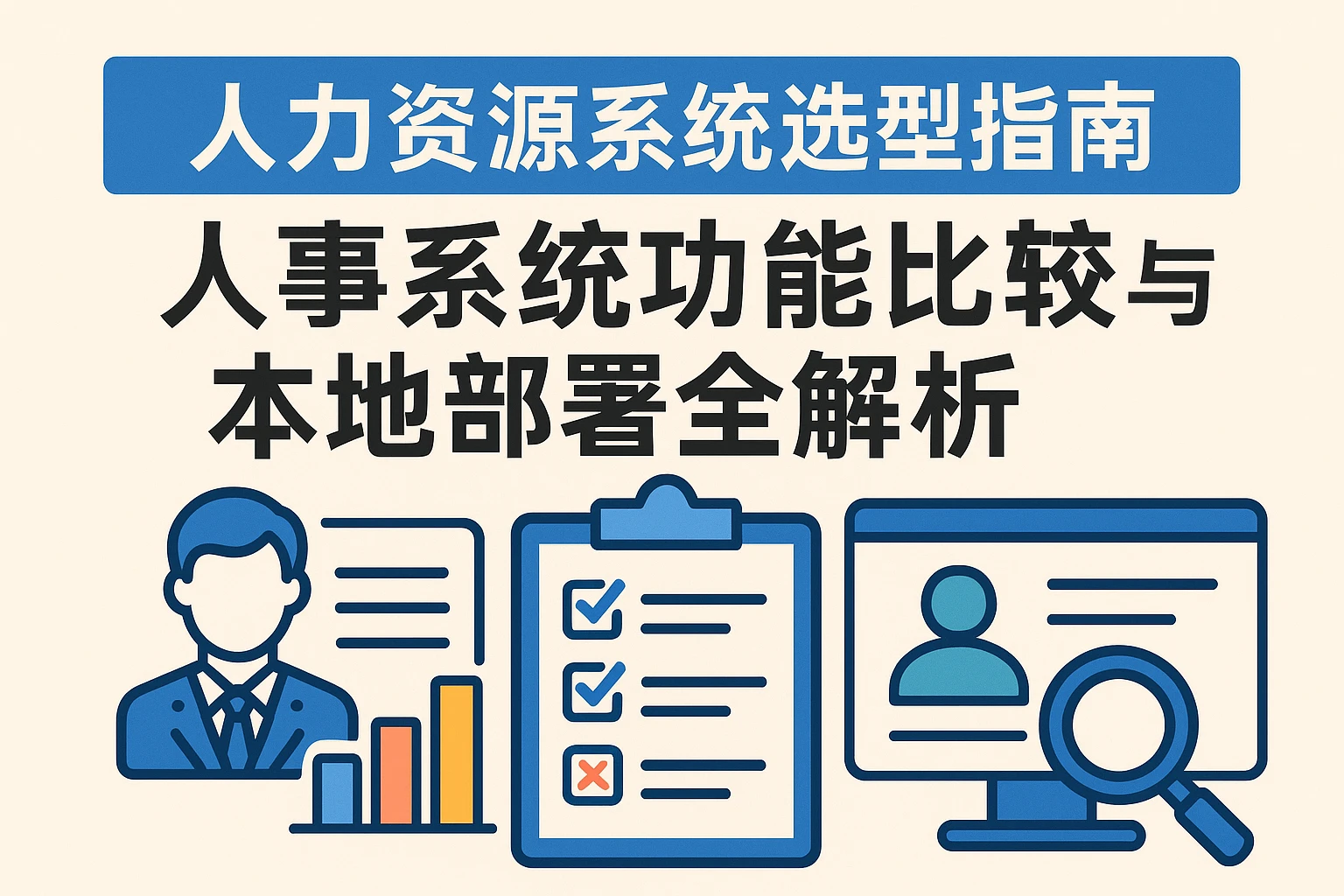 人力资源系统选型指南：人事系统功能比较与本地部署全解析