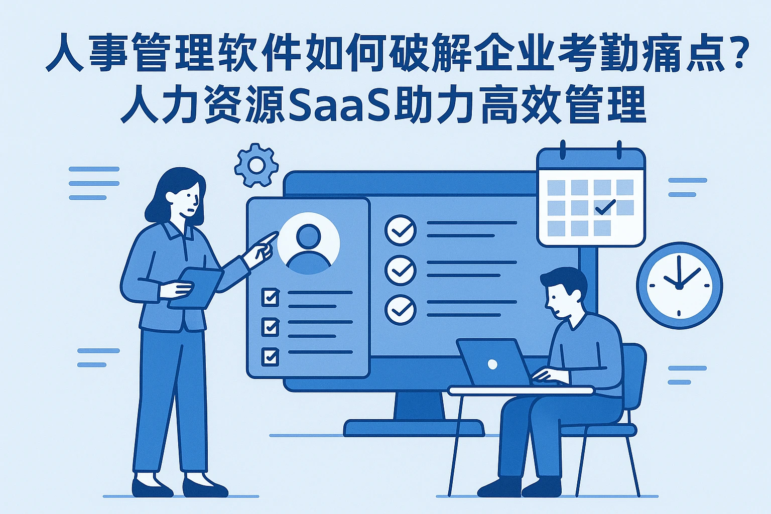 人事管理软件如何破解企业考勤痛点?人力资源SaaS助力高效管理