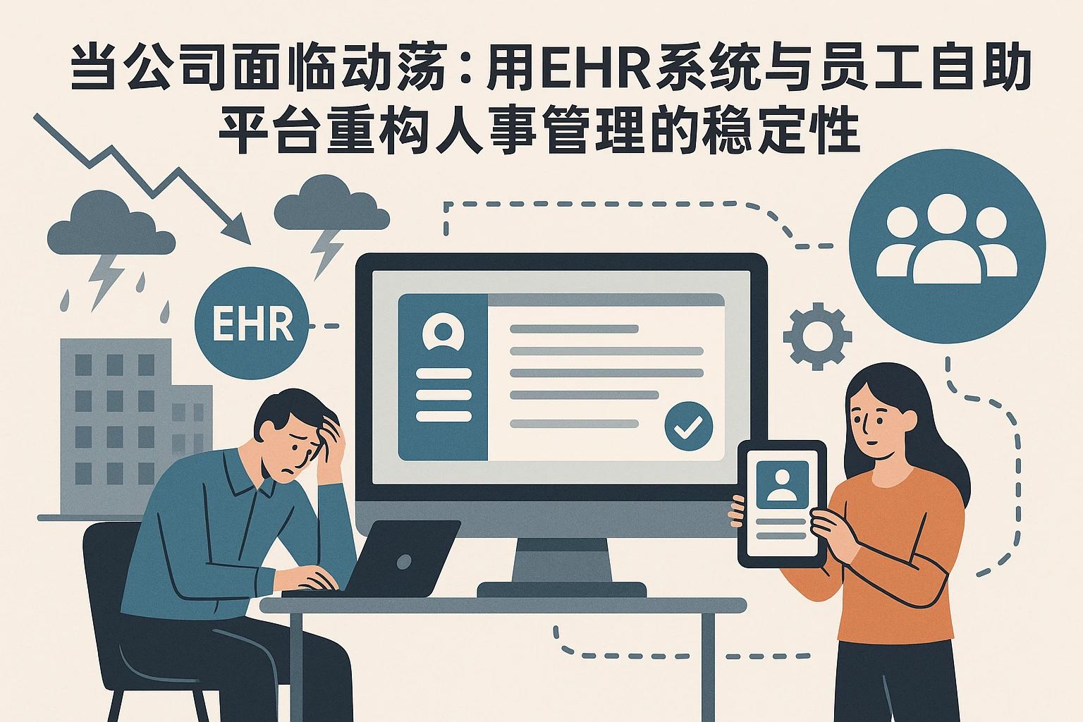 当公司面临动荡：用EHR系统与员工自助平台重构人事管理的稳定性