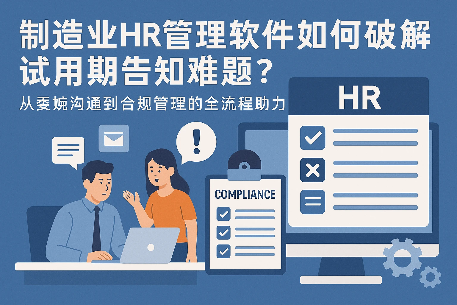 制造业HR管理软件如何破解试用期告知难题？从委婉沟通到合规管理的全流程助力