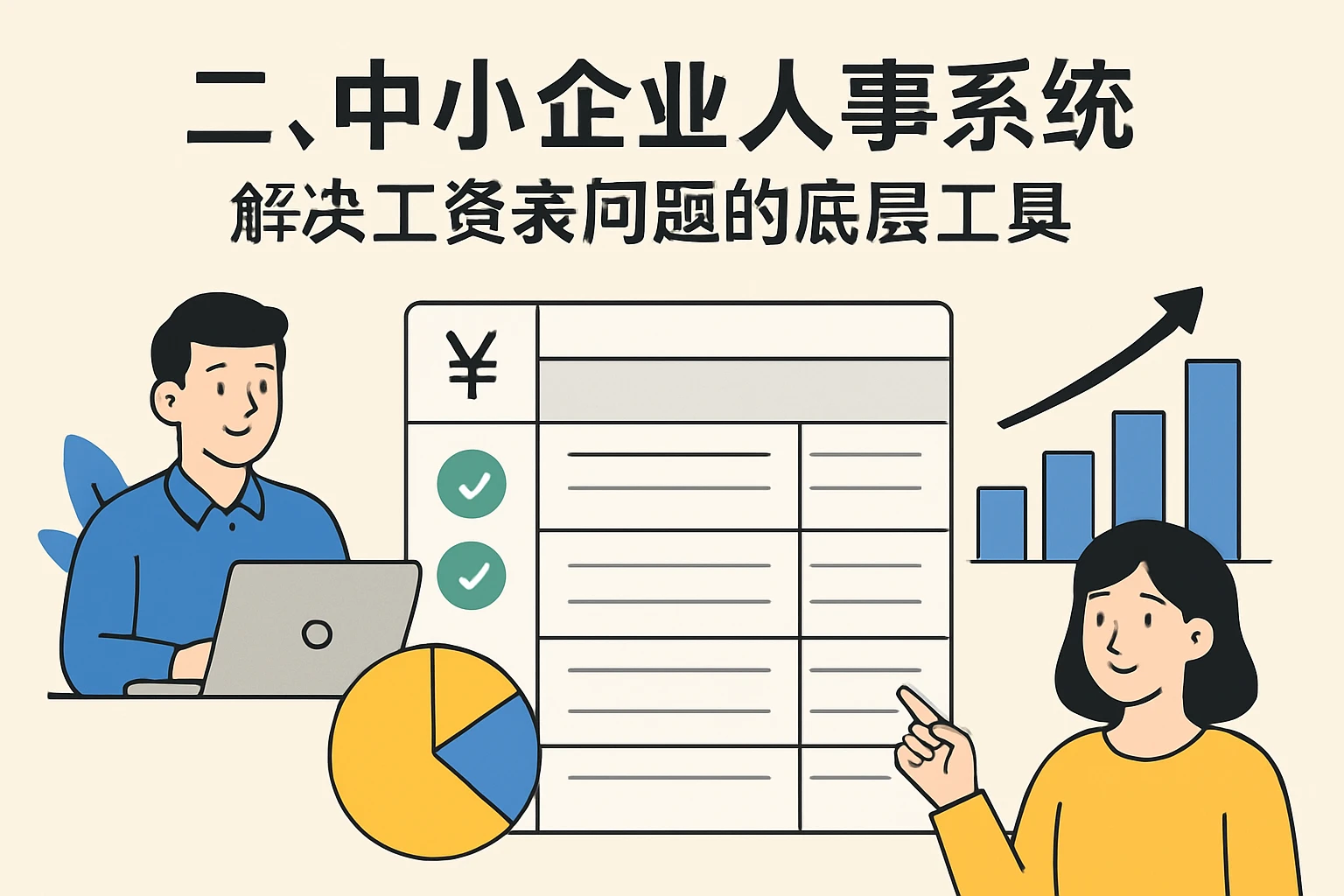 二、中小企业人事系统：解决工资表问题的底层工具