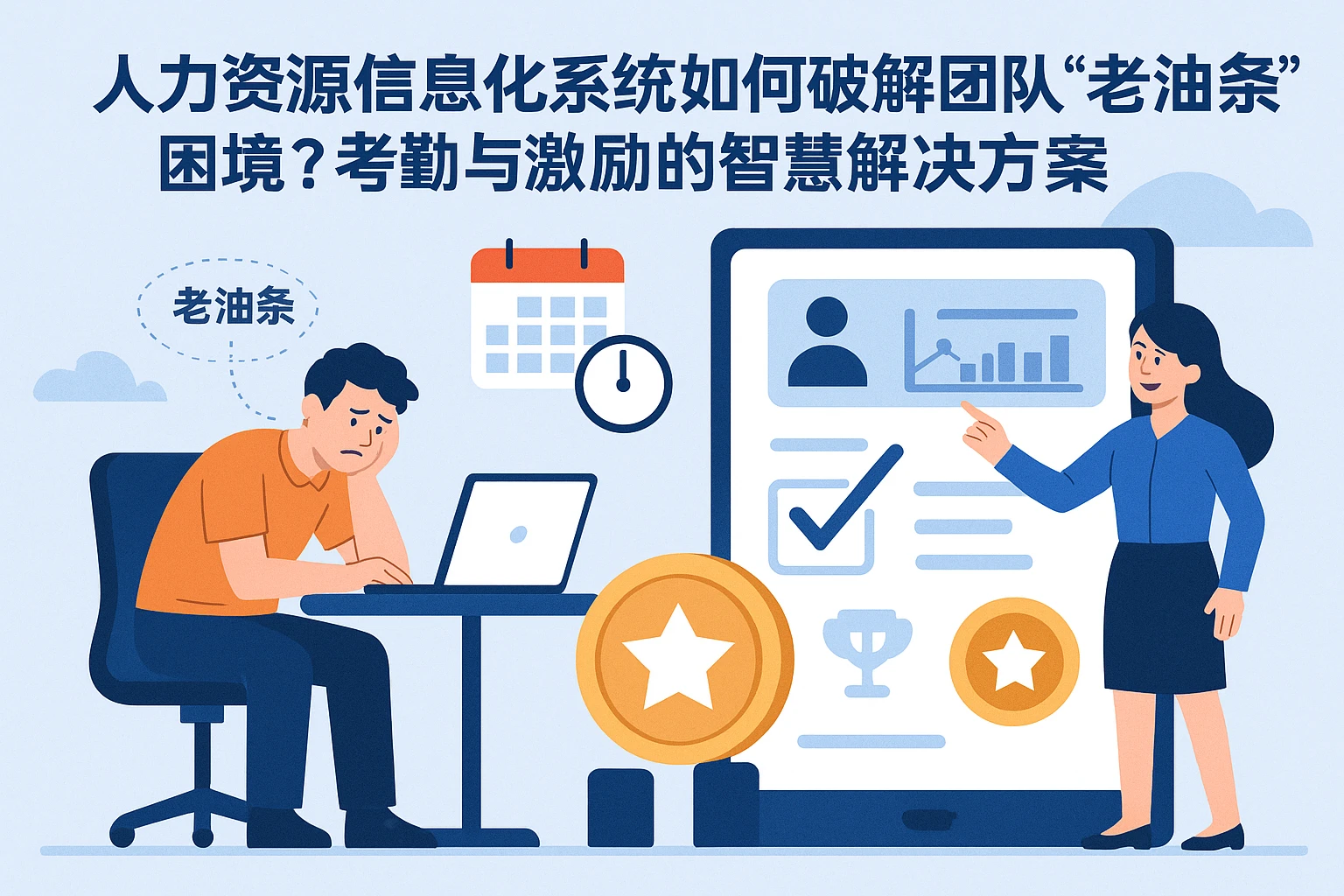 人力资源信息化系统如何破解团队“老油条”困境？考勤与激励的智慧解决方案